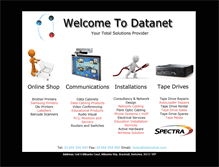 Tablet Screenshot of datanetuk.com